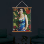 Elegant Art Deco Style Woman wth Large Flowers Art Hanging Tapestry<br><div class="desc">Feeling fancy? Feast your eyes on this Art Deco style masterpiece! The roaring 20s might be over,  but the glamour lives on in this stunning piece. The intricate details and vibrant colors of the flowers will leave you feeling like a true Gatsby.</div>