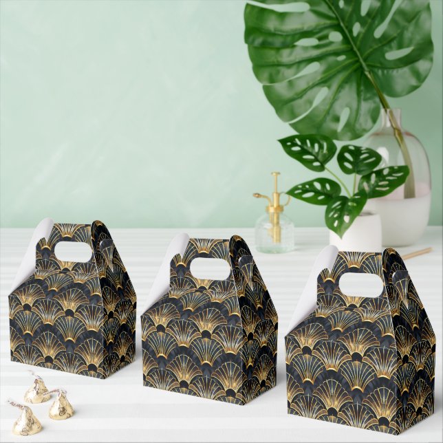 Elegant art deco tiled pattern  favor boxes (Multiple)