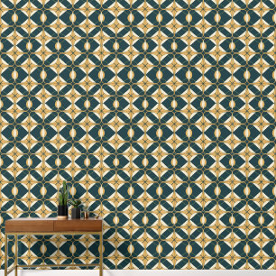 elegant art Deco tiled pattern  Wallpaper
