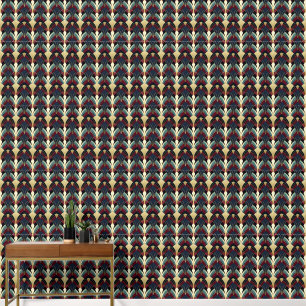 elegant art Deco tiled pattern Wallpaper
