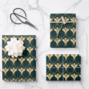 Elegant Art Deco tiled pattern  Wrapping Paper Sheets