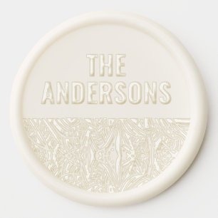 Elegant Art Deco  Wax Seal Sticker