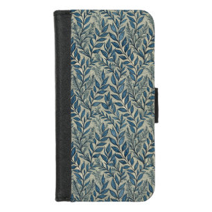 Elegant Art Nouveau Floral Wallpaper Pattern  iPhone 8/7 Wallet Case