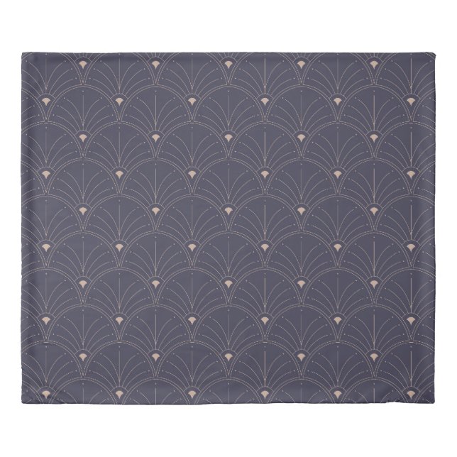 Elegant art nouveau, minimalist pattern. duvet cover (Front)