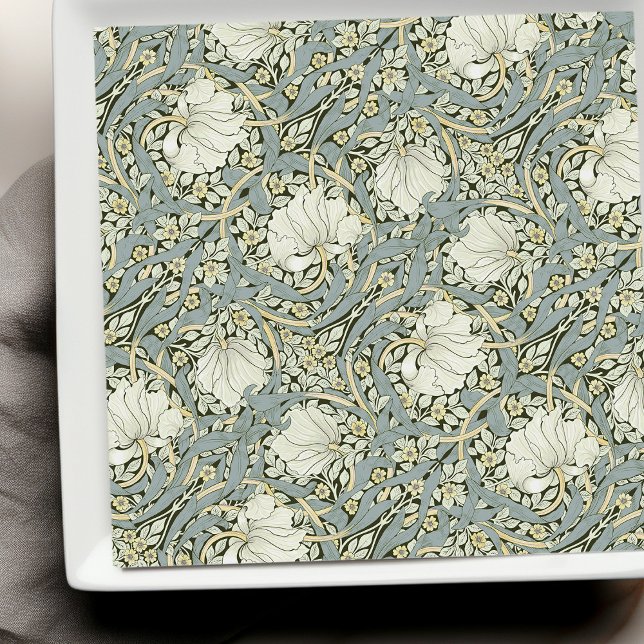 Elegant Art Nouveau Pimpernel Design by Morris Cloth Napkin (Creator Uploaded)