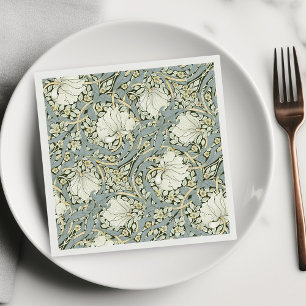 Elegant Art Nouveau Pimpernel Design by Morris Paper Dinner Napkins