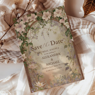Elegant Art Nouveau Wedding Save The Date