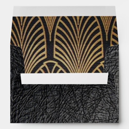 Elegant ArtDeco Gatsby Wedding Invitation Envelope