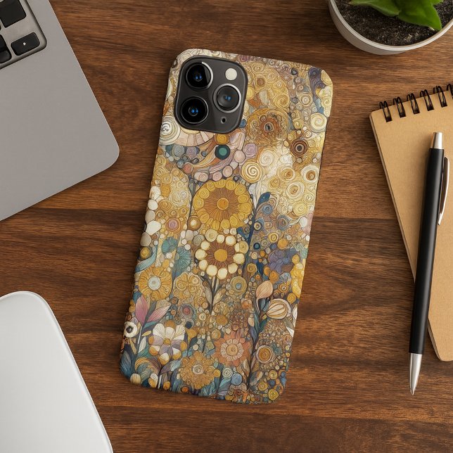 Elegant Artistic Antique Art Nouveau Style Floral iPhone Case (Creator Uploaded)