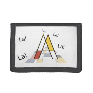 Elegant artistic letter monogram. Letter A Tri-fold Wallet
