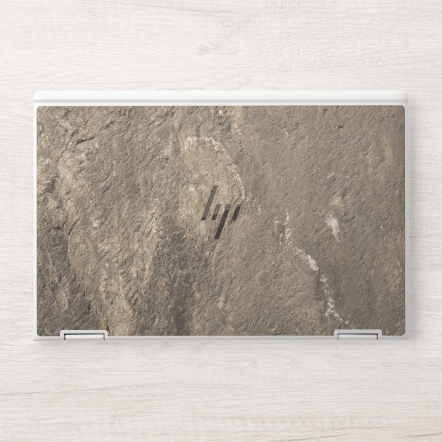 Elegant ash marble HP laptop skin (Front)