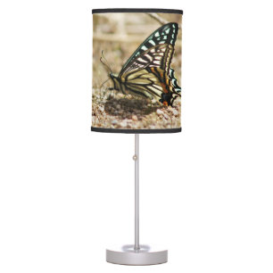 Elegant Asian Swallowtail Butterfly - Detailed Mac Table Lamp