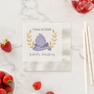 Elegant ASL Congratulations Party Napkins