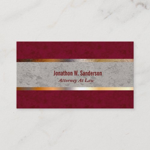 Elegant Attorney Business Card