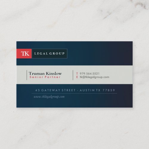 Elegant Attorney Business Card