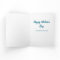 Elegant Aunt Birthday Mother's Day Blue Teal Card