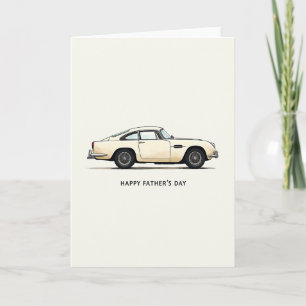 Elegant Auto Fathers Day Card