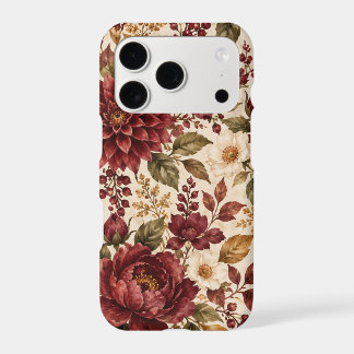 Elegant Autumn Botanical Floral iPhone 17 Pro Case