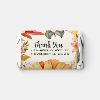 Elegant Autumn Floral Hershey's Miniatures