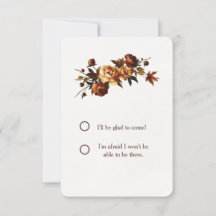 Elegant Autumn Florals Roses Thanksgiving