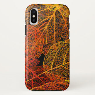 Elegant Autumn Leaves iPhone XS Case