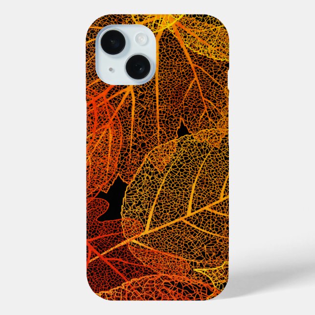 Elegant Autumn Leaves Case-Mate iPhone Case (Back)