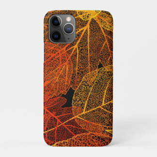 Elegant Autumn Leaves iPhone 11 Pro Case