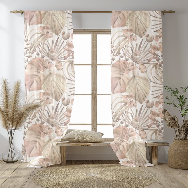 Elegant Autumn Leaves Pattern Curtain | Fall Home  (Creator Uploaded)