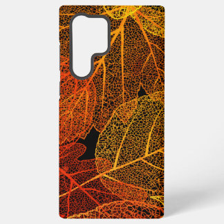 Elegant Autumn Leaves   Samsung Galaxy S22 Ultra Case