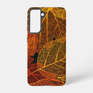 Elegant Autumn Leaves   Samsung Galaxy S21 Case