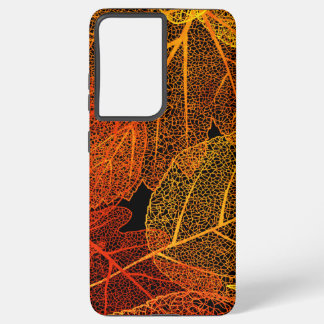 Elegant Autumn Leaves   Samsung Galaxy S21 Ultra Case