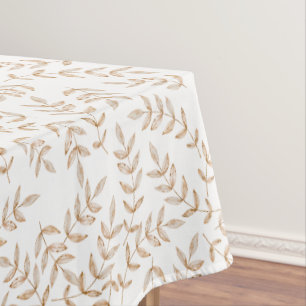 Elegant Autumn Leaves Thanksgiving Tablecloth
