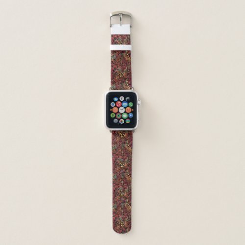 Elegant autumn marbled Apple Watch band