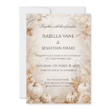 Elegant Autumn Pumpkin Wedding