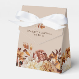 Elegant Autumn Wedding Favor Boxes