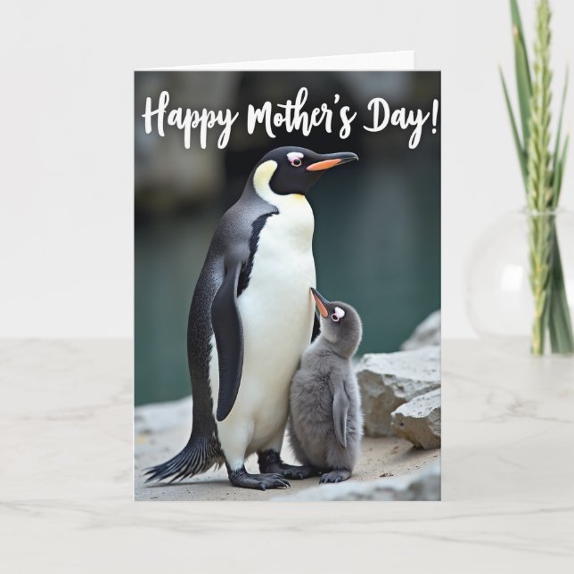 Elegant Avian Mothers Day Card (Front)