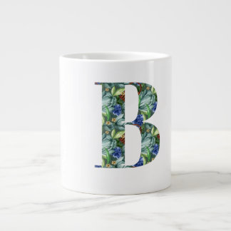 Elegant B Alphabet Design Cup