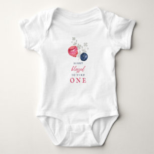 Elegant Baby Berry Turning One Baby Bodysuit