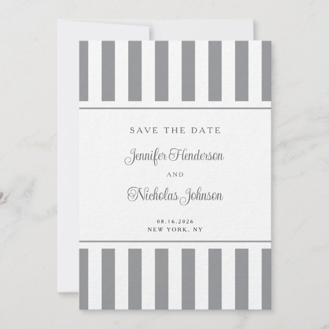Elegant Baby Blue Boy Baptism Invitation (Front)