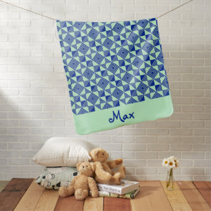 Elegant Baby Boy Mom To Be Baby Name Blanket