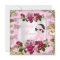 Elegant Baby Shower Girl Pink Roses White Gold