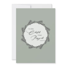 Elegant Baby Shower Invitation- 1 Samuel 1:27