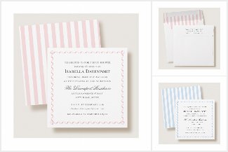 Elegant Baby Shower Invitations
