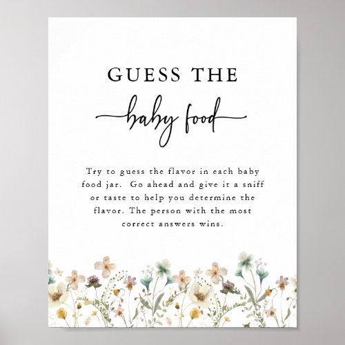 Elegant Baby Shower Sign