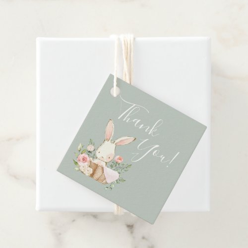 Elegant Baby Shower Thank You Favor Tags