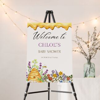 Elegant Baby Shower Welcome Sign Foam Boards