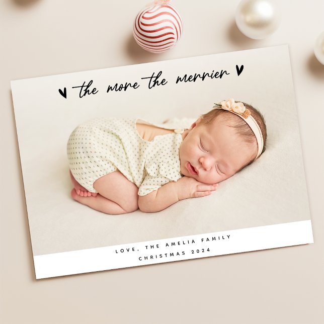 Elegant Baby's First Christmas Birth Announcement (Creator Uploaded)