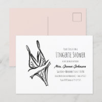 Elegant Bachelorette Party Lingerie Bridal Shower 