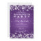Elegant Bachelorette Party Winter Sparkle Purple