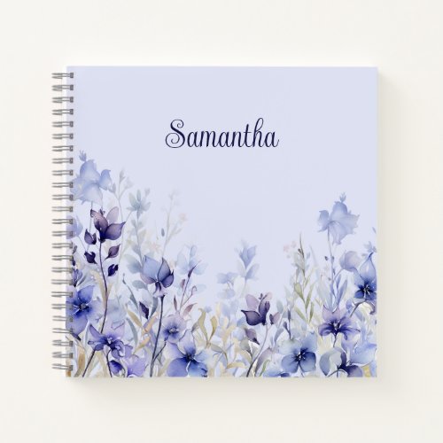Elegant Back to school watercolor personalized  Notebook